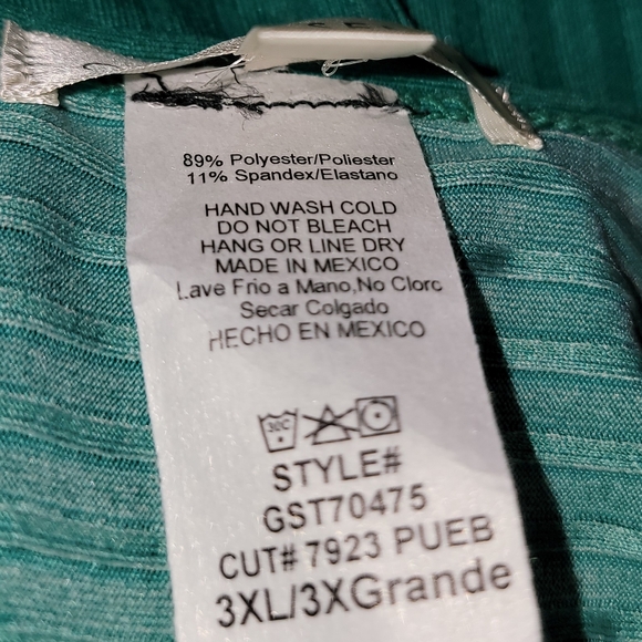 NEW NWOT CurvySense Plus Size Lizah Tube Dress and Cardigan Set Green 💚 Sz 3X - Picture 8 of 9